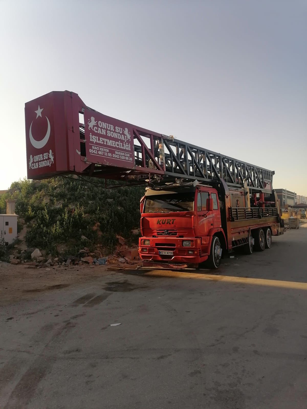 Onur Su Can Sondaj 1000 metre sondaj makinası